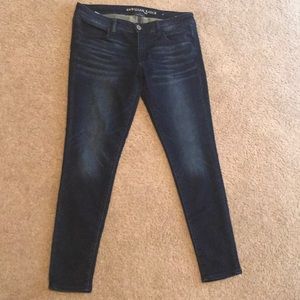 Dark  blue American Eagle jeans